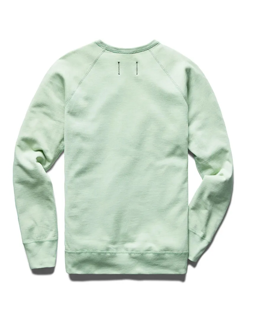 Lightweight Terry Crewneck Aloe