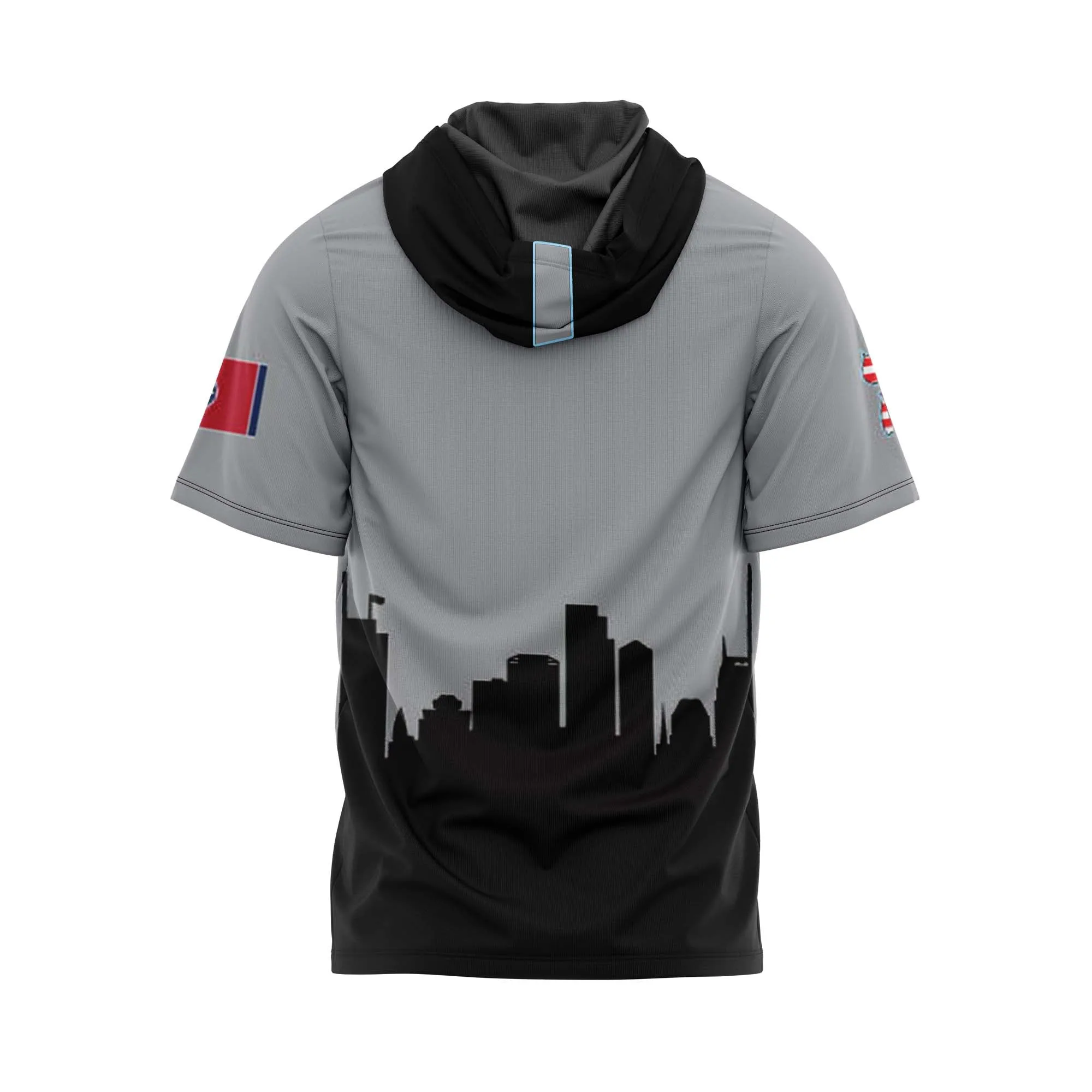 M3 ELITE Baseball Sublimated Lightweight Short Sleeve Hoodie