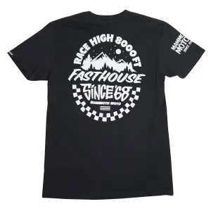 Mammoth Race High Tee - Black