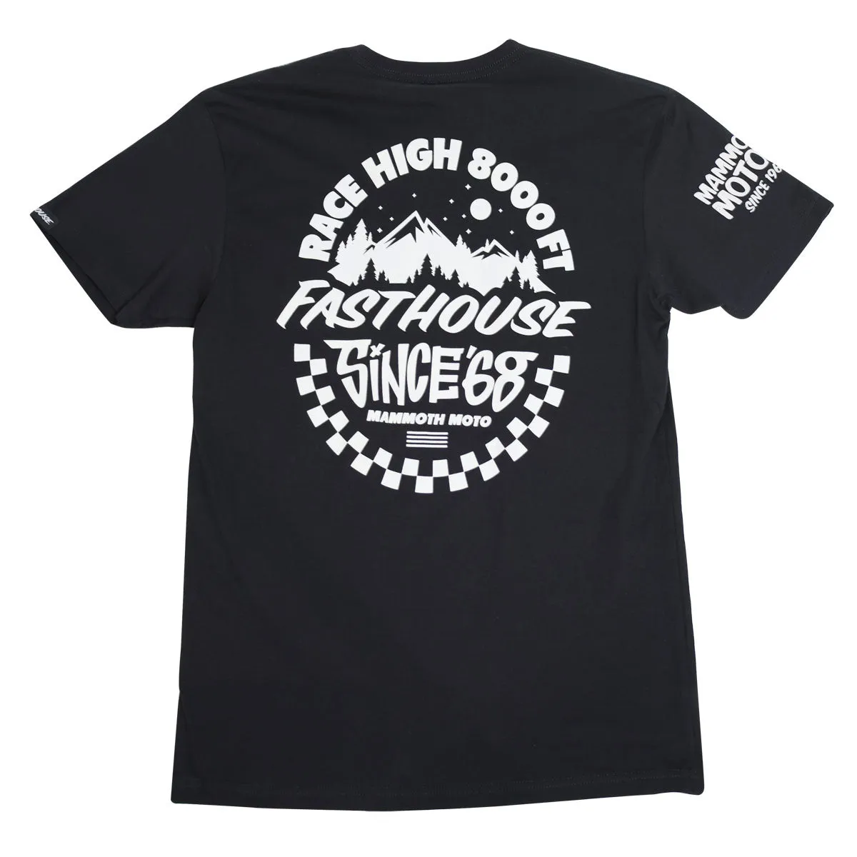 Mammoth Race High Tee - Black
