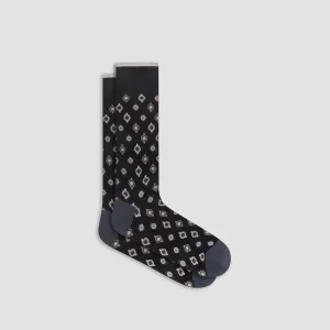 Medallion Mid-Calf Socks