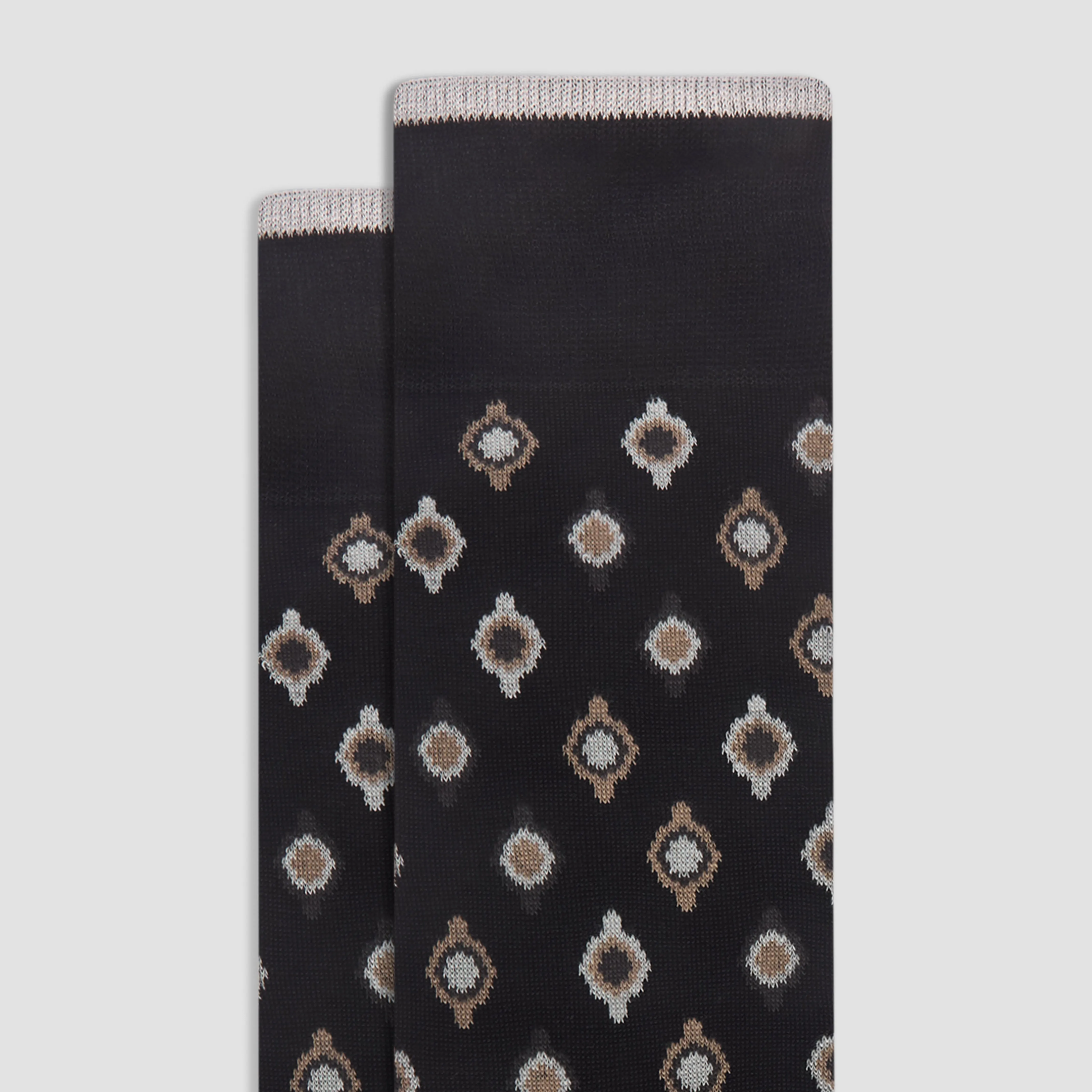 Medallion Mid-Calf Socks