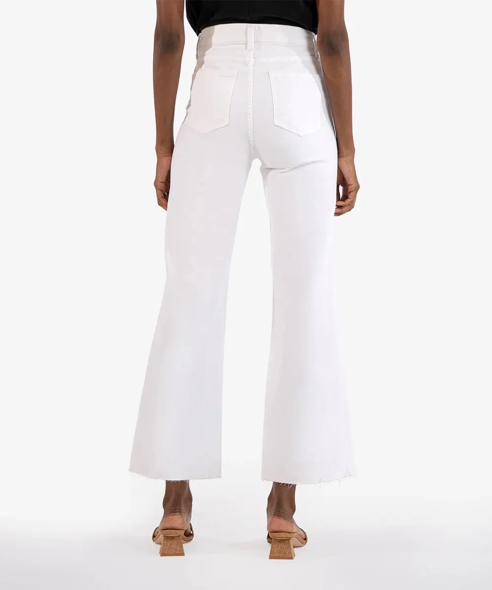 Meg High Rise Wide Leg Jean - Optic