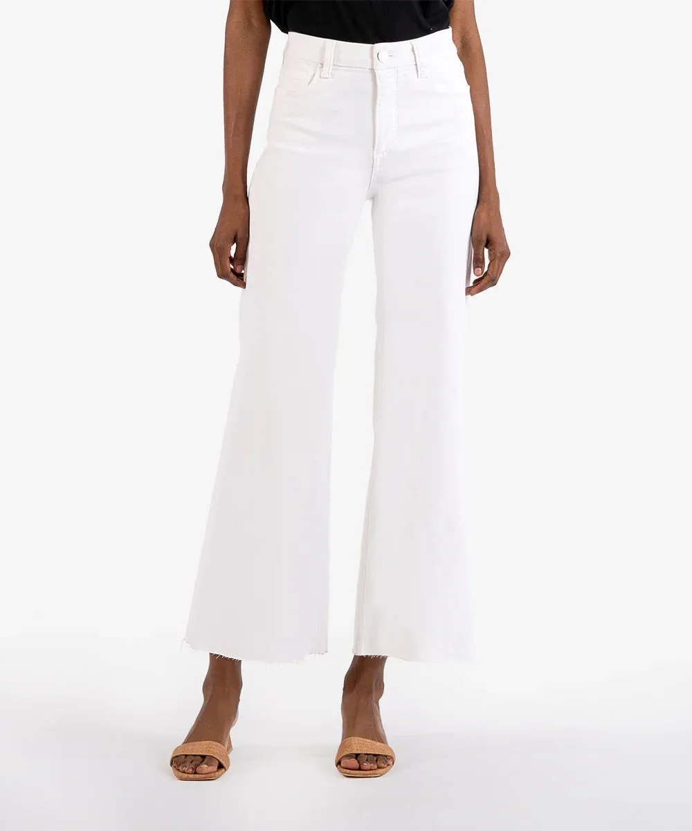Meg High Rise Wide Leg Jean - Optic