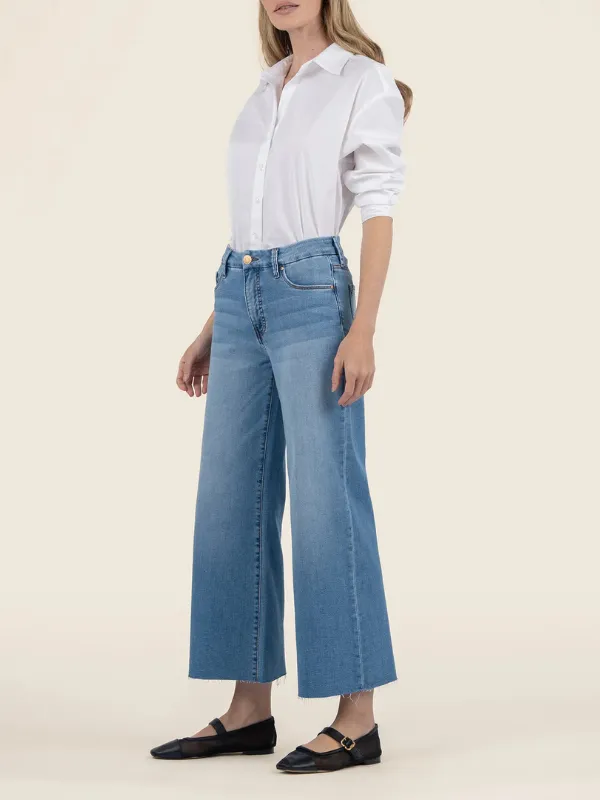 Meg High Rise - Wide Leg - Raw Hem - Deference