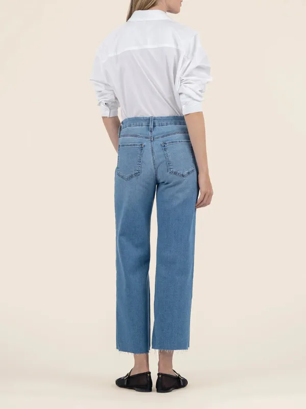 Meg High Rise - Wide Leg - Raw Hem - Deference