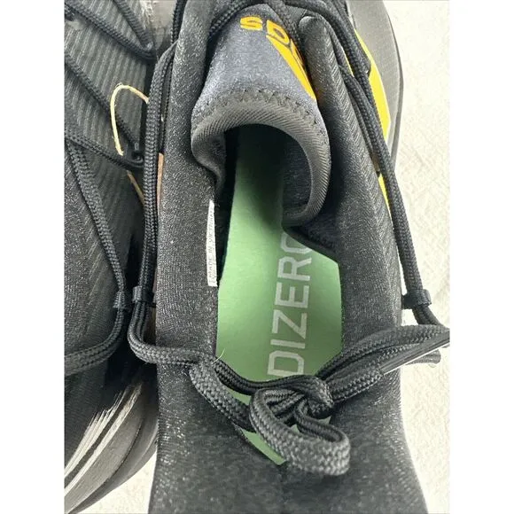 Men's ADIDAS Adizero Afterburner 8 Black Yellow Baseball Cleats H00974 SZ 15  A1