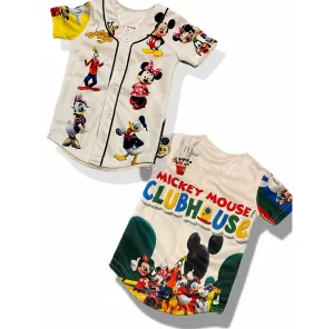 Men's Mickey Mouse club house Baseball jersey