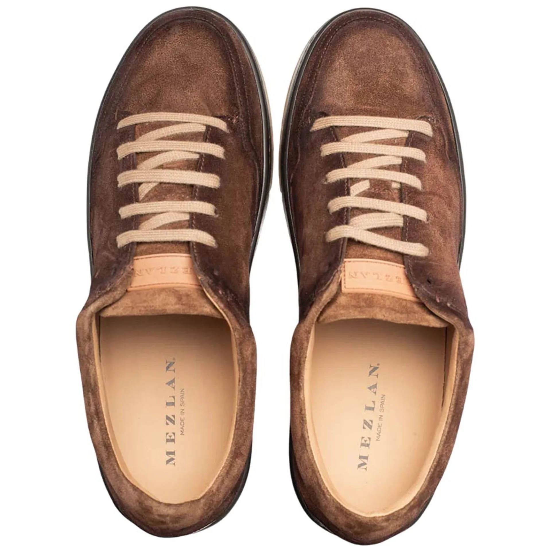 Men's Villani Suede Street Sport Sneaker By Mezlan Made In Spain Brand