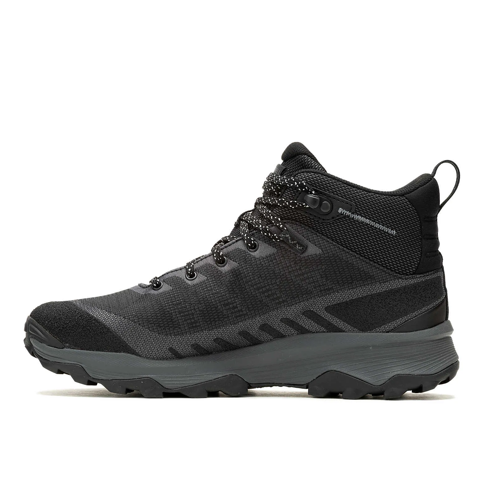Merrell Men's Speed Eco Mid Waterproof Walking Boots - Black