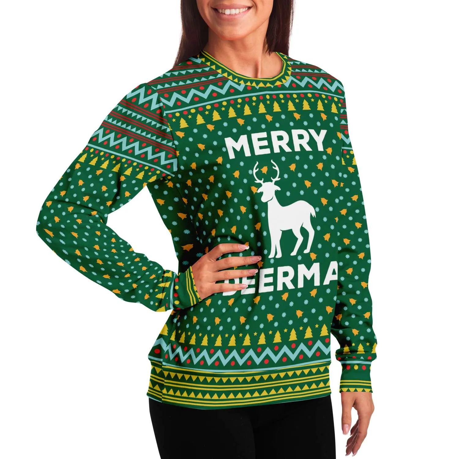 Merry Deermas - Athletic Sweatshirt