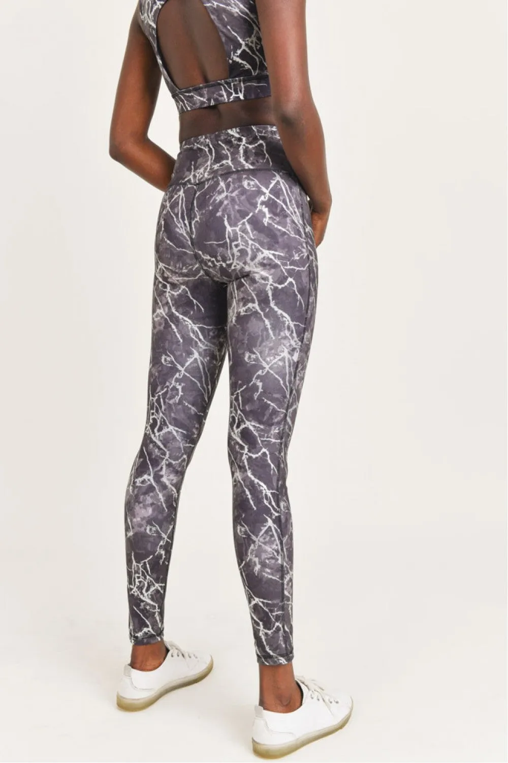 Metallic Marble Highwaist Leggings