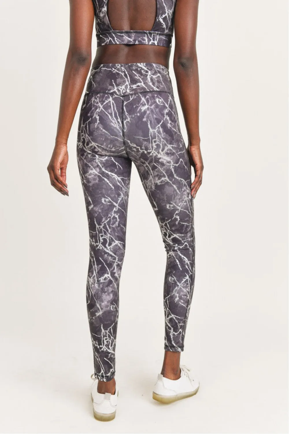Metallic Marble Highwaist Leggings