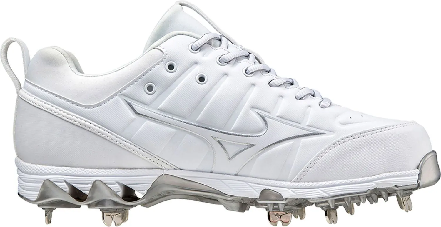 Mizuno 9 Spike Swift 7 Womens Metal Softball Cleat - White