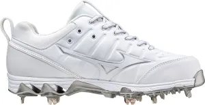 Mizuno 9 Spike Swift 7 Womens Metal Softball Cleat - White