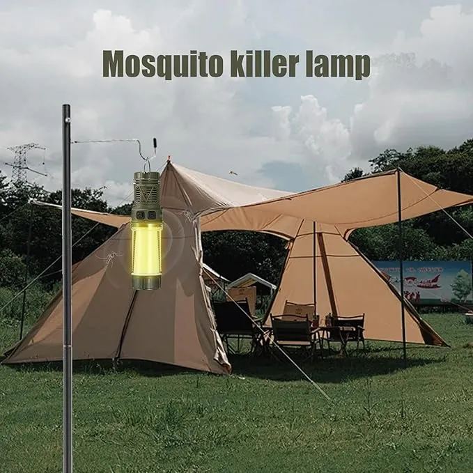 Mosquito UV Bug Insect Zapper Portable Light Lantern Flashlight USB Rechargeable Cordless Electric Mosquito Killer Waterproof Fly Traps Indoor Outdoor