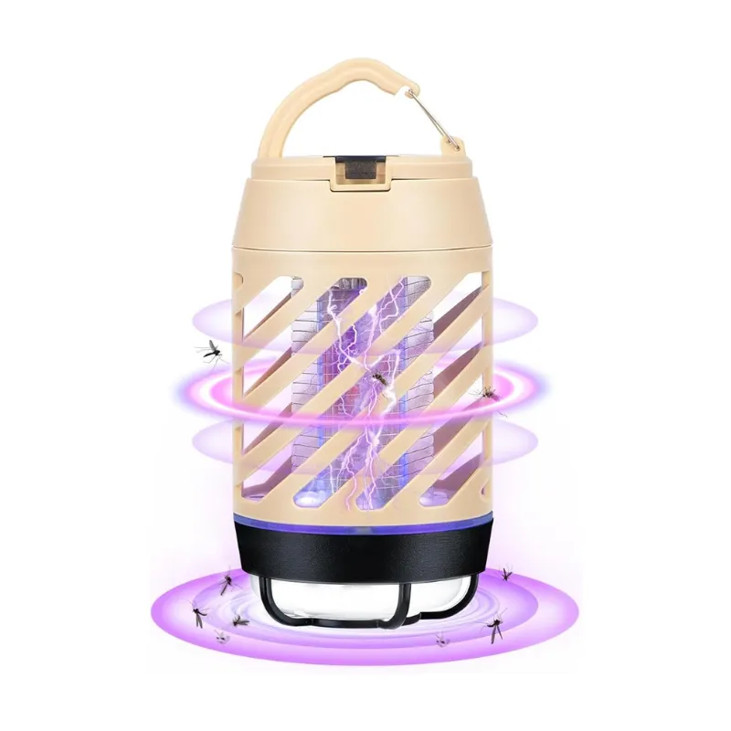 Mosquito UV Bug Insect Zapper Portable Light Lantern Flashlight USB Rechargeable Cordless Electric Mosquito Killer Waterproof Fly Traps Indoor Outdoor