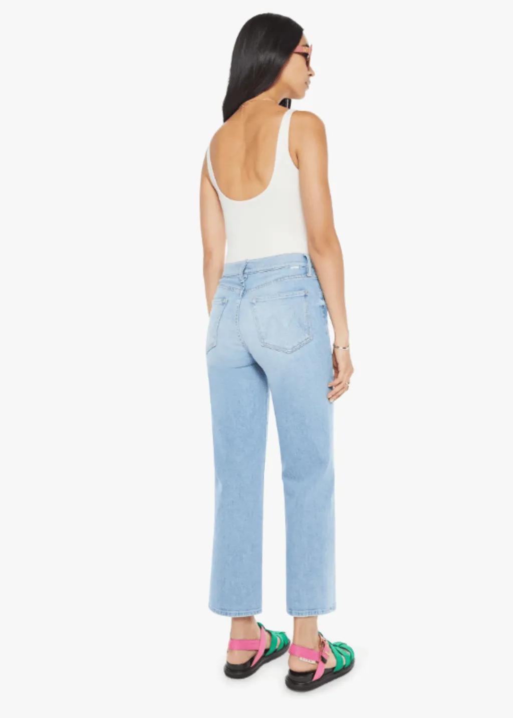 MOTHER Denim The Rambler Zip Ankle