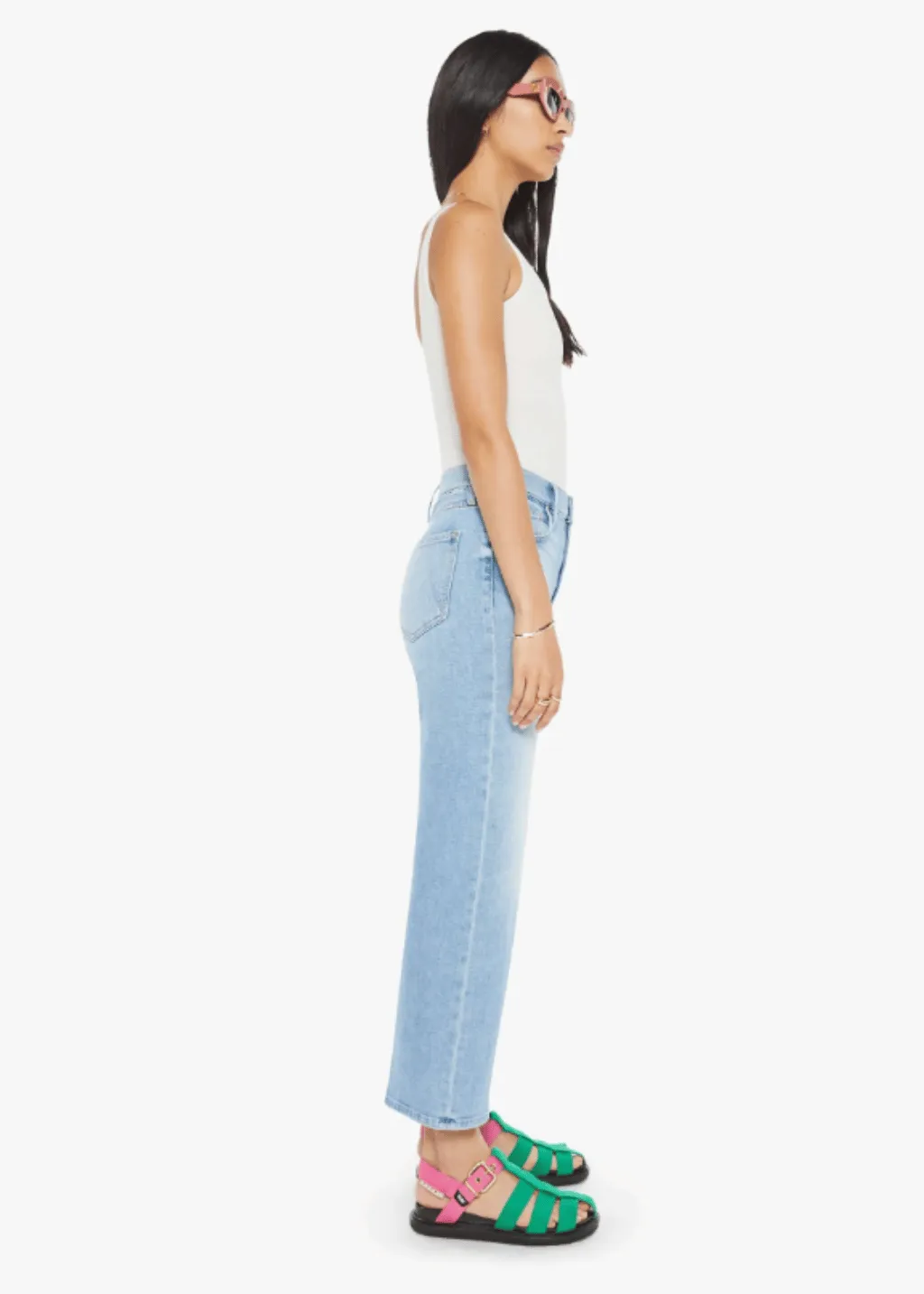 MOTHER Denim The Rambler Zip Ankle