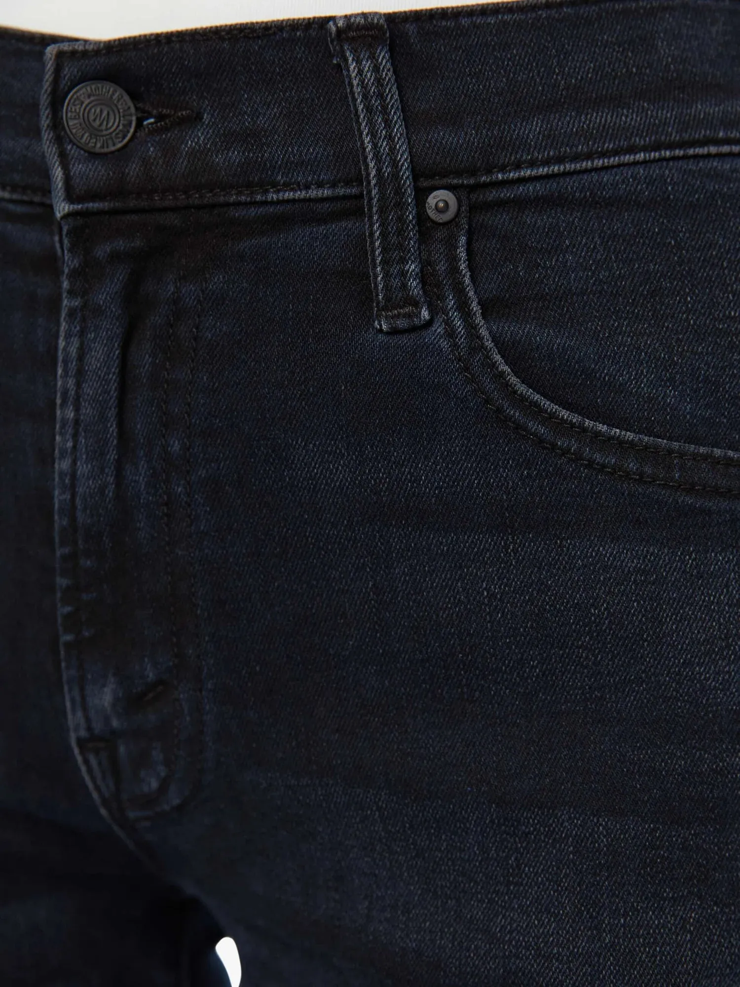 MOTHER The Mid Rise Rambler Zip Ankle Jeans
