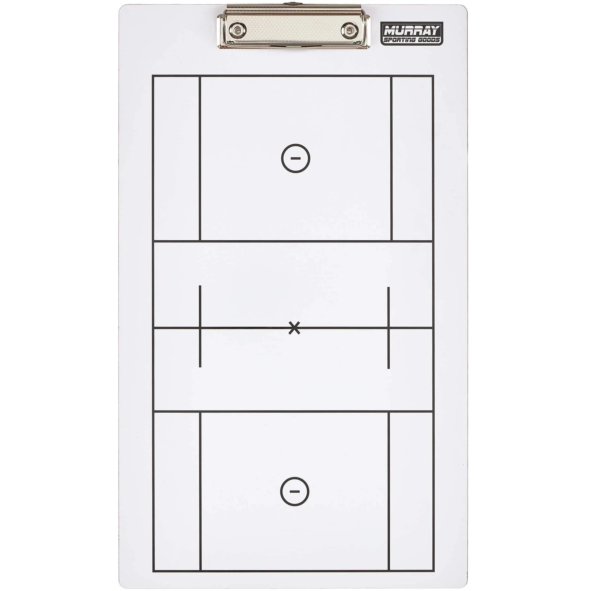 Murray Sporting Goods Dry Erase Lacrosse Coaches Clipboard