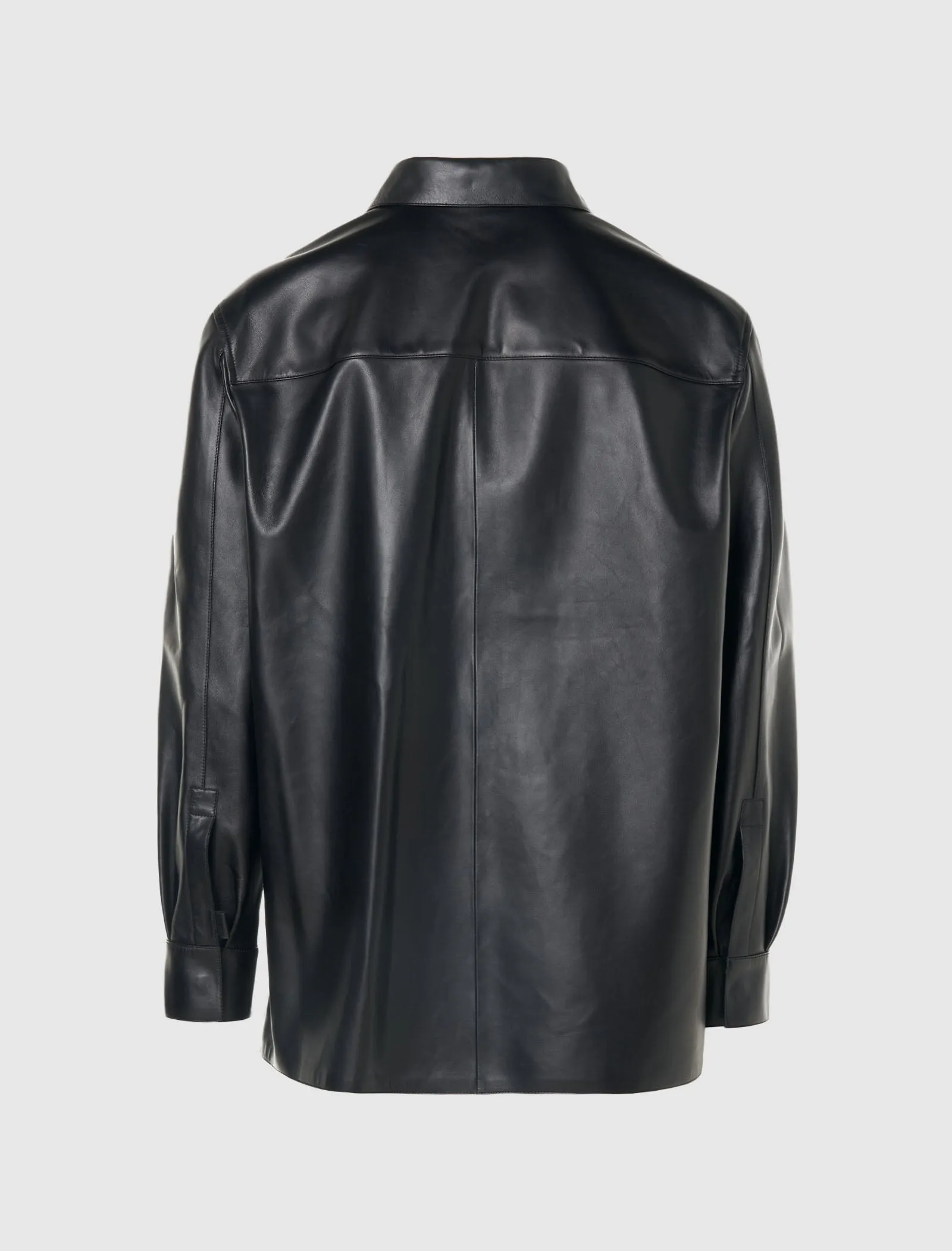NAPPA LEATHER OVERSHIRT