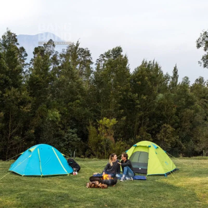 NatureHike P Series lightweight outdoor camping tent Double Pole (NH18Z022-P) | Design double internal and external accounts - Light Green ***