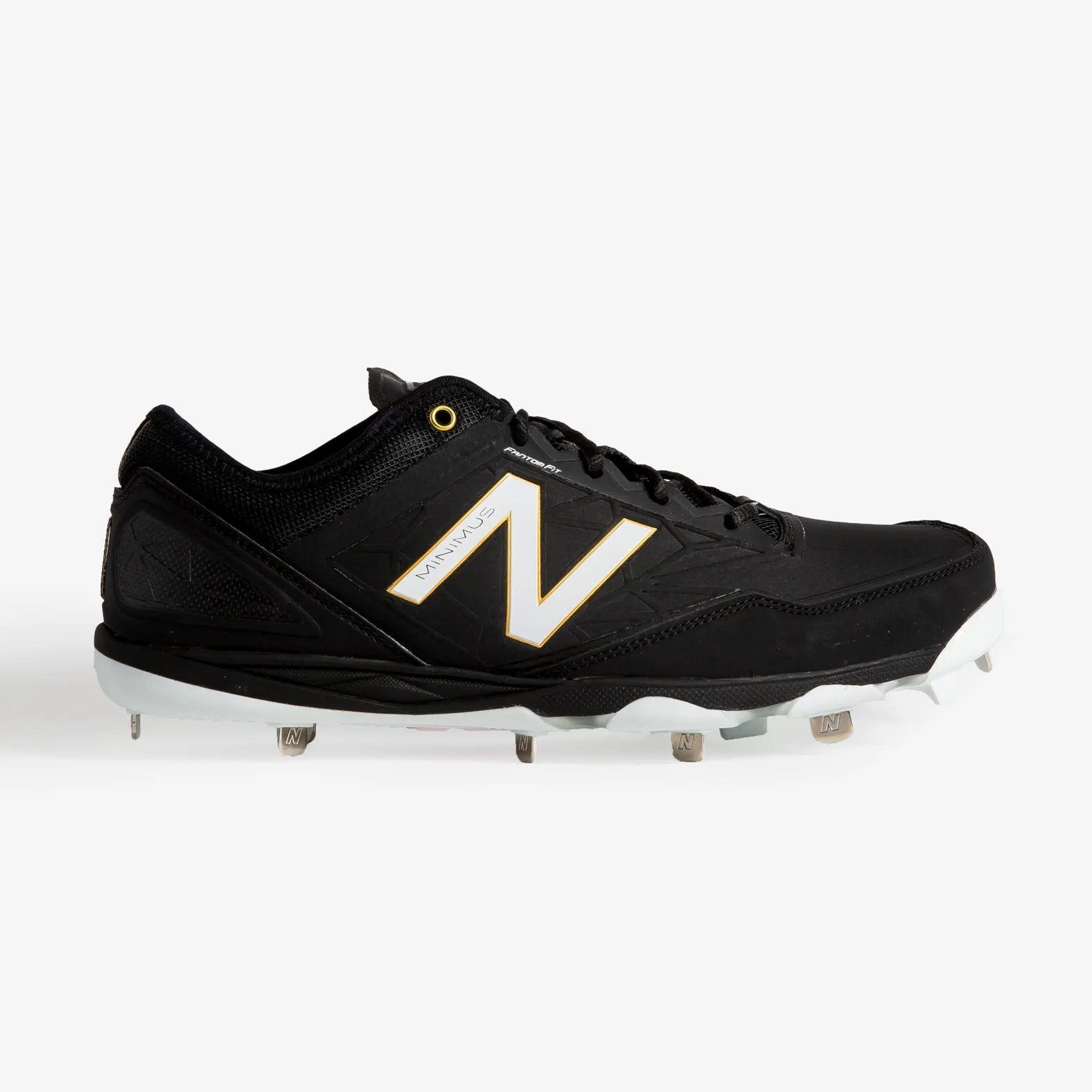 NB Low Baseball Cleats Black MBBBK