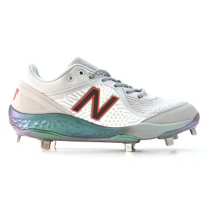 NB Low Baseball Cleats Grey/White L3000AS5