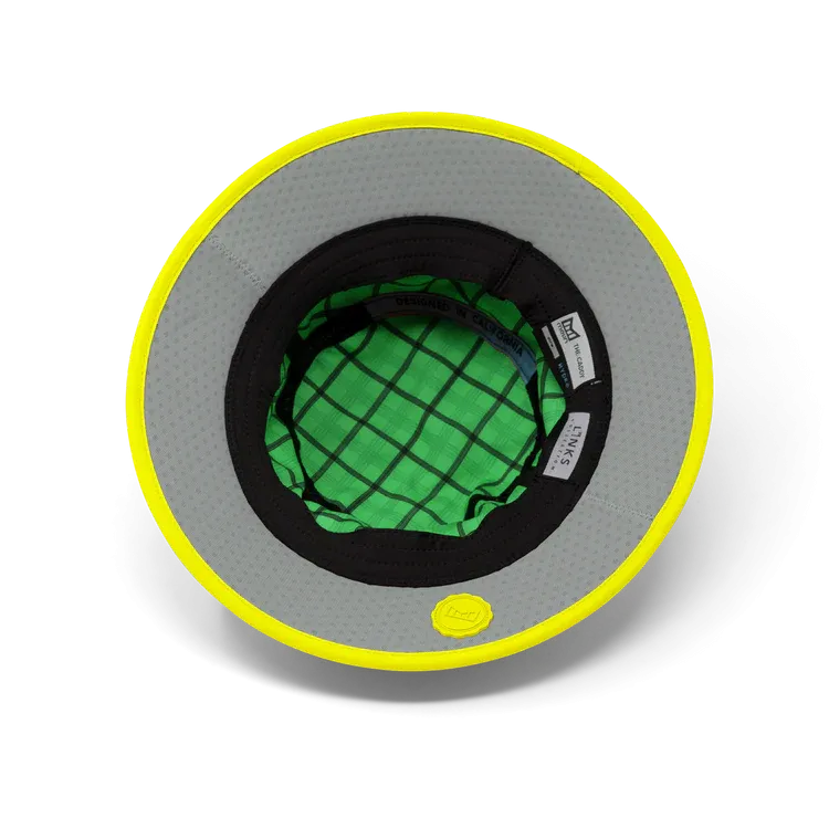 Neon Yellow Hydro Caddy Links Baseball Cap