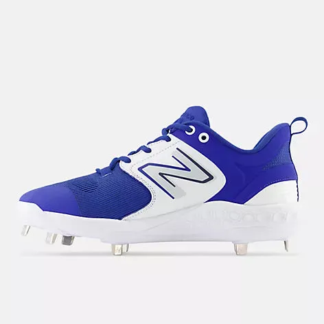 New Balance Fresh Foam X 3000 v6 Metal Cleat - Royal/White