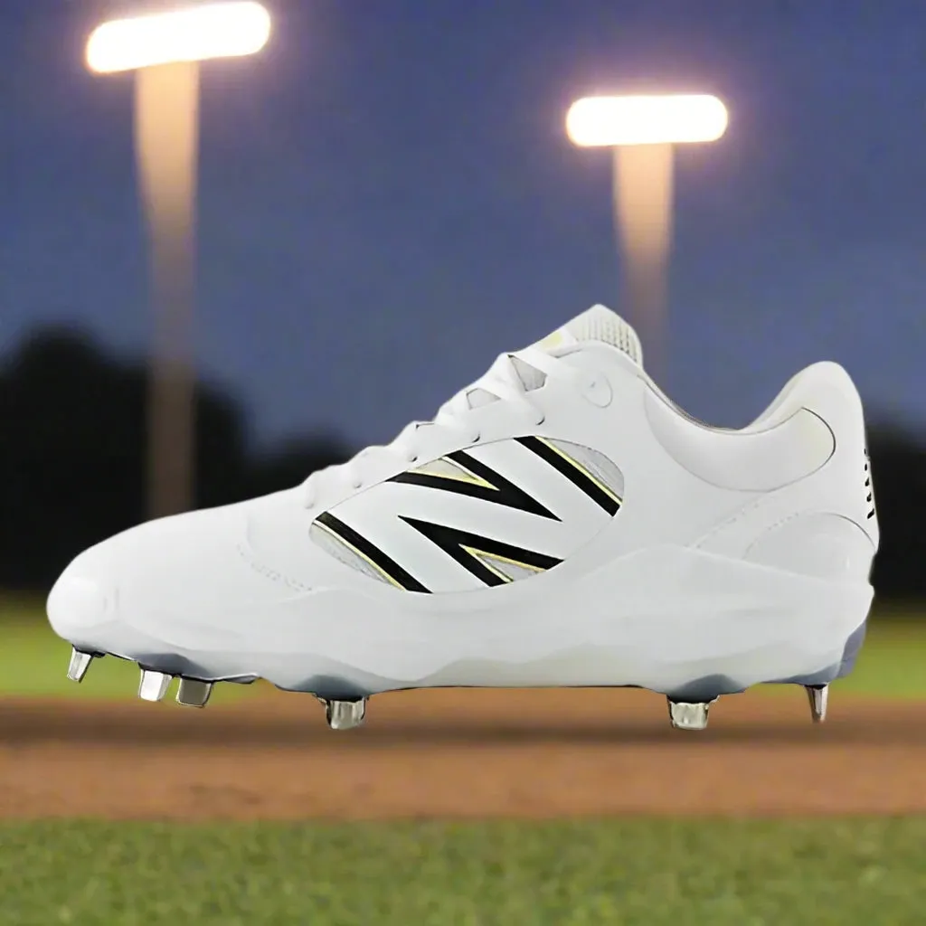 New Balance Fresh Foam X 3000 v7 Metal Cleat - White