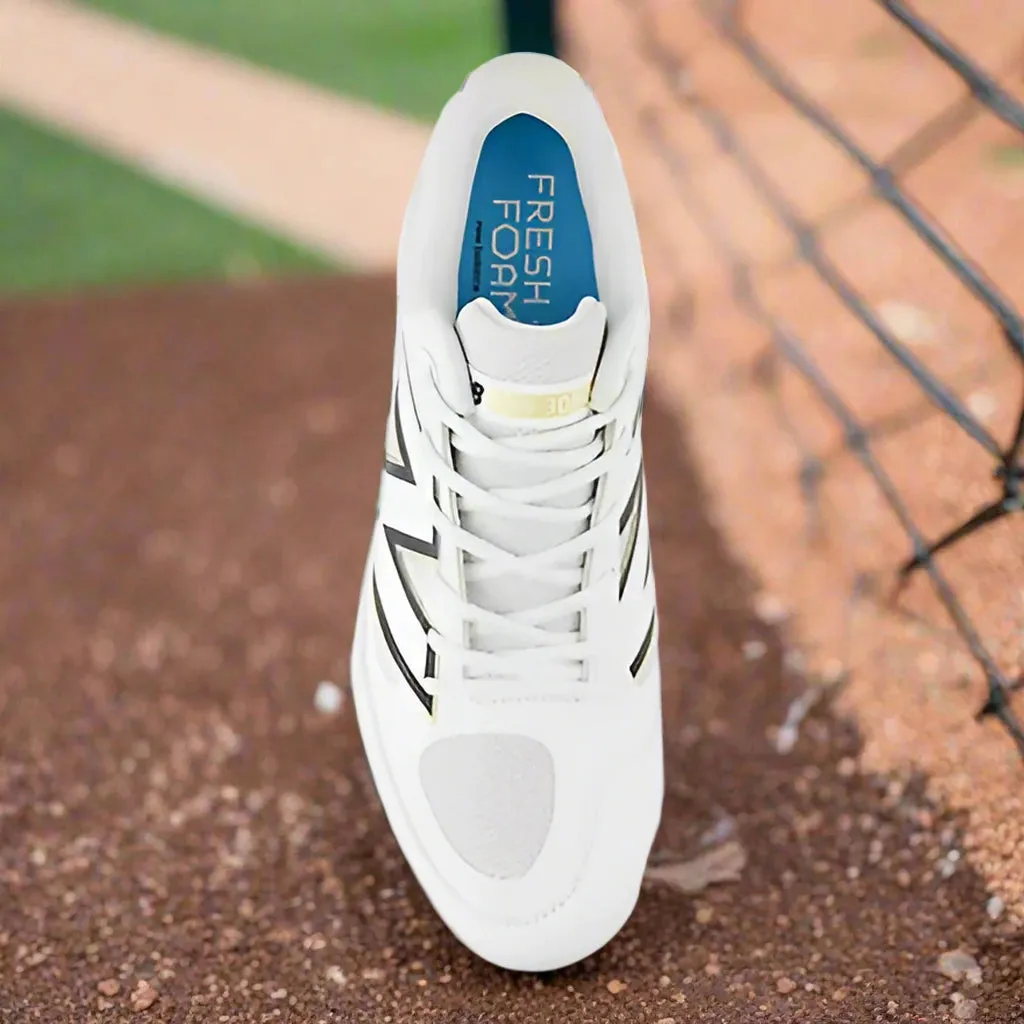 New Balance Fresh Foam X 3000 v7 Metal Cleat - White