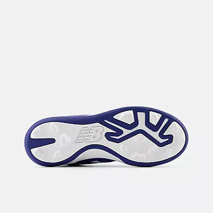New Balance Youth 3000 v6 Molded Cleat - Royal w/ White