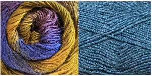 (NEW) BLUE  SPLENDOR - Embossed Phoenix Scarf KIT