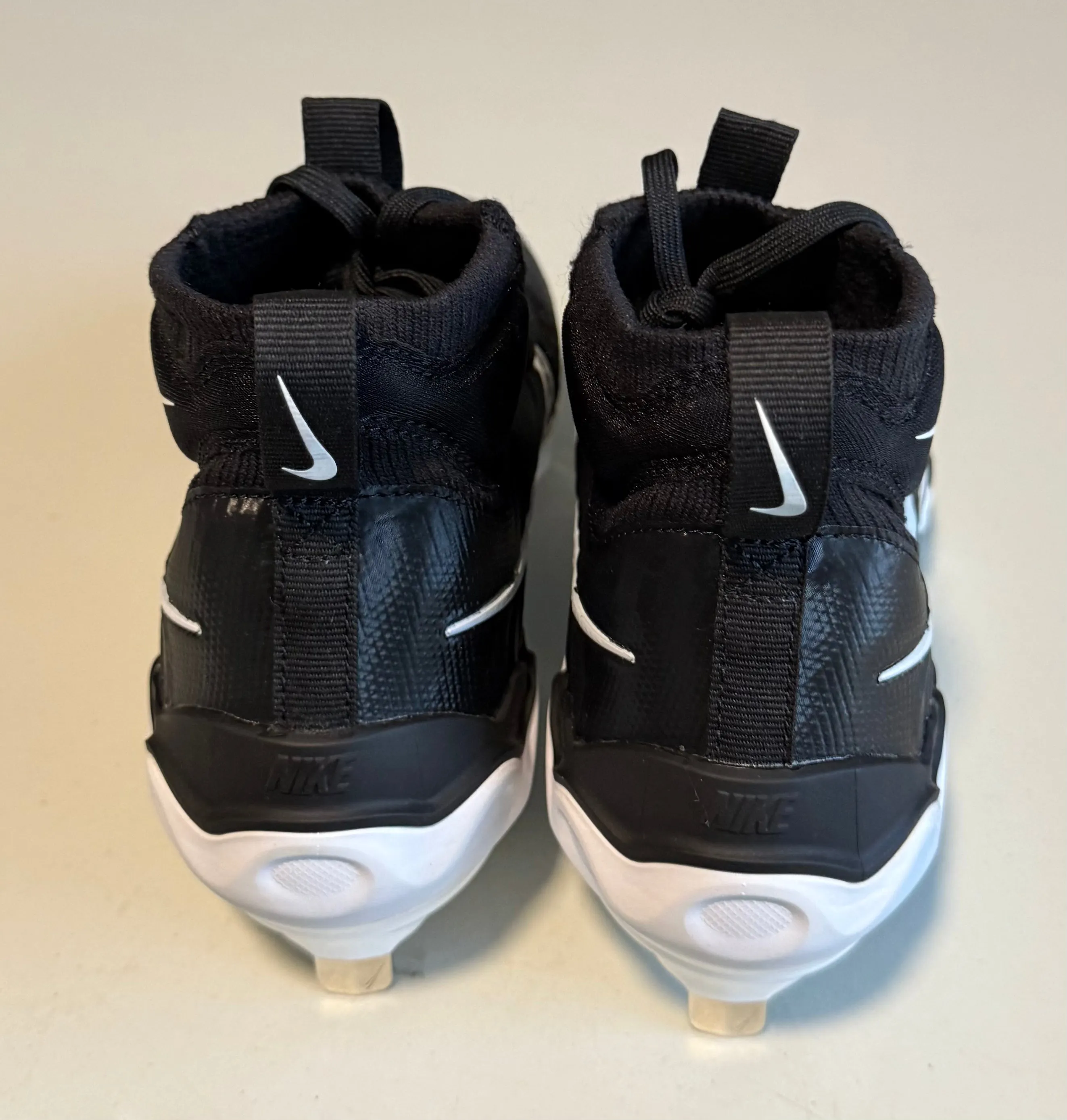 NEW Nike Alpha Huarache NXT Mens Size 7.5 Black White Baseball Cleats DJ6517-001