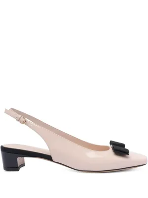 New vara patent leather slingback pumps