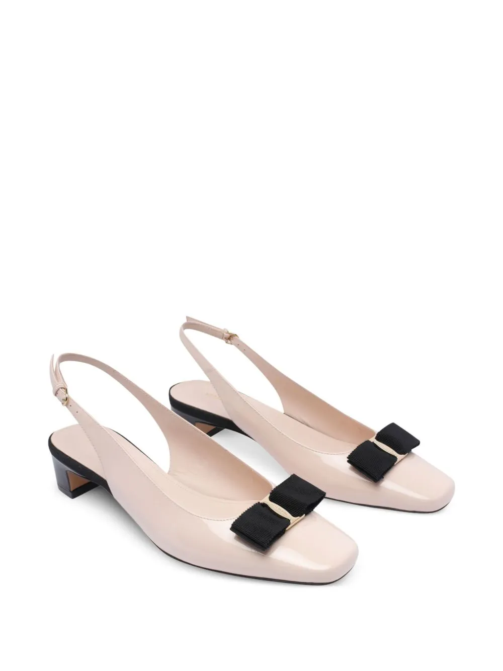 New vara patent leather slingback pumps