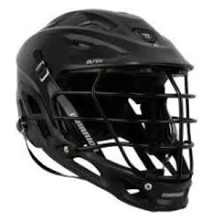 New Warrior Burn Size Jr Black Boys Lacrosse Helmet
