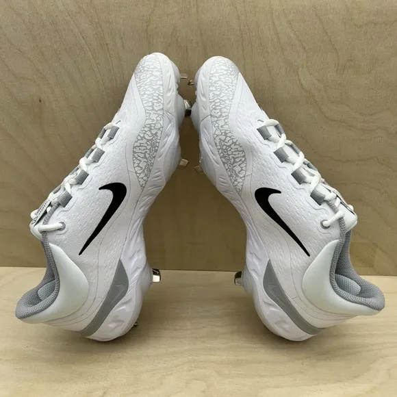 Nike Alpha Huarache Elite 4 Low Metal Baseball Cleats FD2745-100 Mens Size 8
