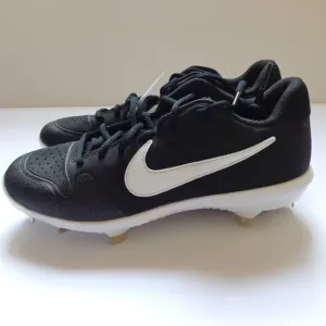 Nike Alpha Huarache Varsity‎ Low Metal Cleats Black AO7960-001 Mens Size 8 New