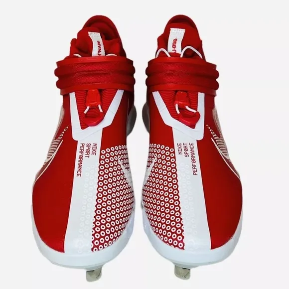 Nike Force Zoom Trout 7 Red White Baseball Cleats CI3134-602 Mens Size 11.5