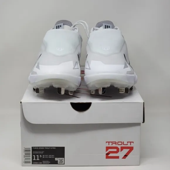 Nike Men Size 13 Force Zoom Trout 8 Pro Metal Baseball Cleats CZ5915 100 New