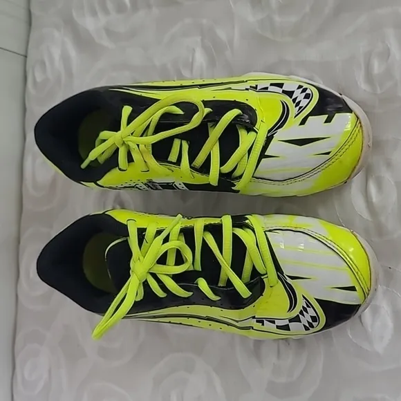 NIKE Vapor Ultrafly Keystone Baseball &amp; Softball Cleats Neon Yellow &amp; Black