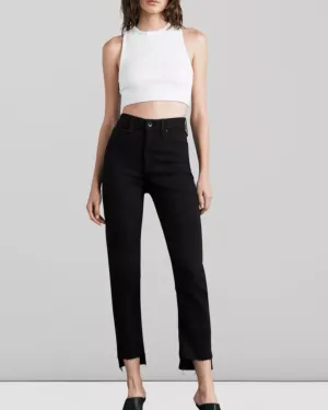 Nina High-Rise Ankle Cigarette | Black