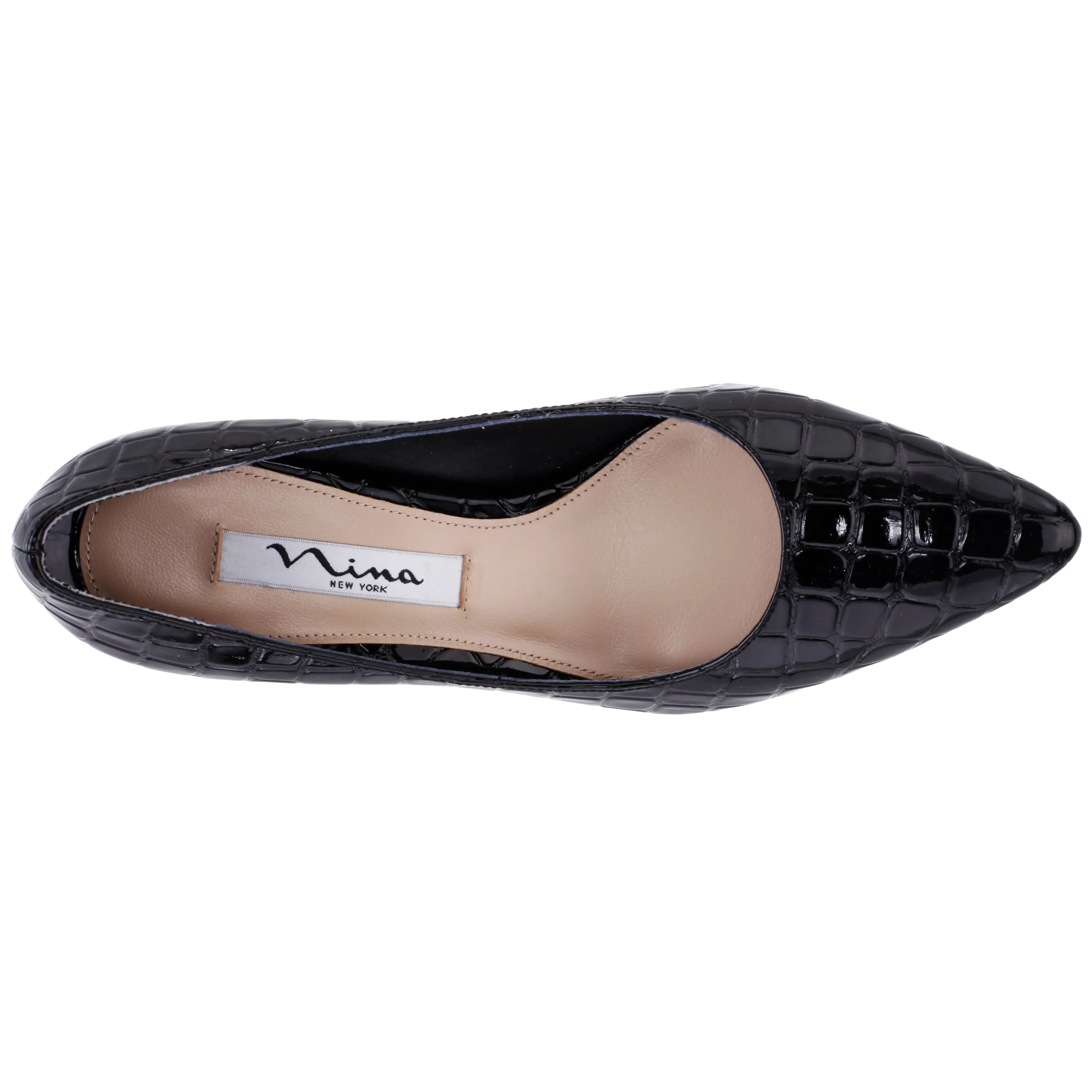 NINA60-BLACK CROCO