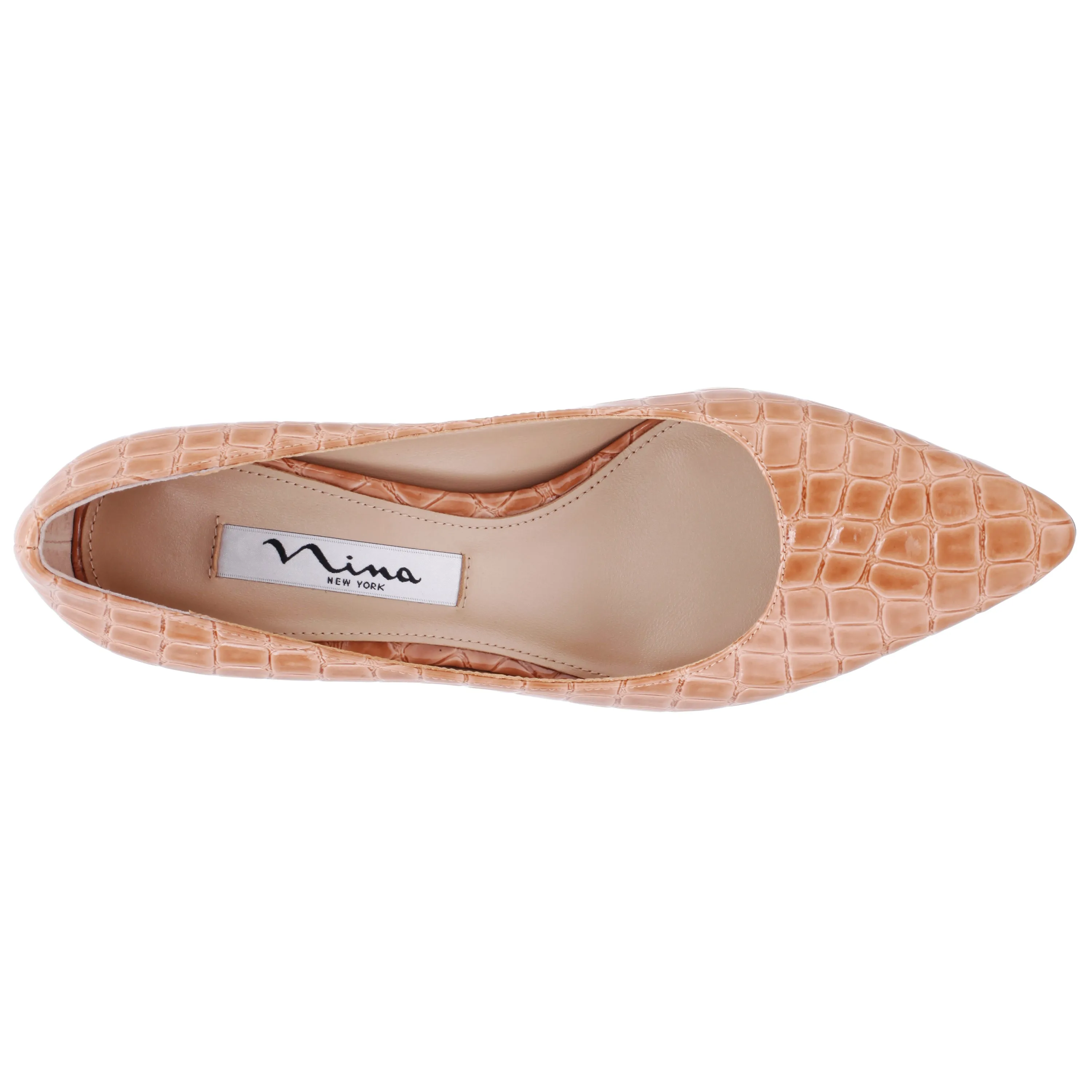 NINA60-DARK LATTE CROCO