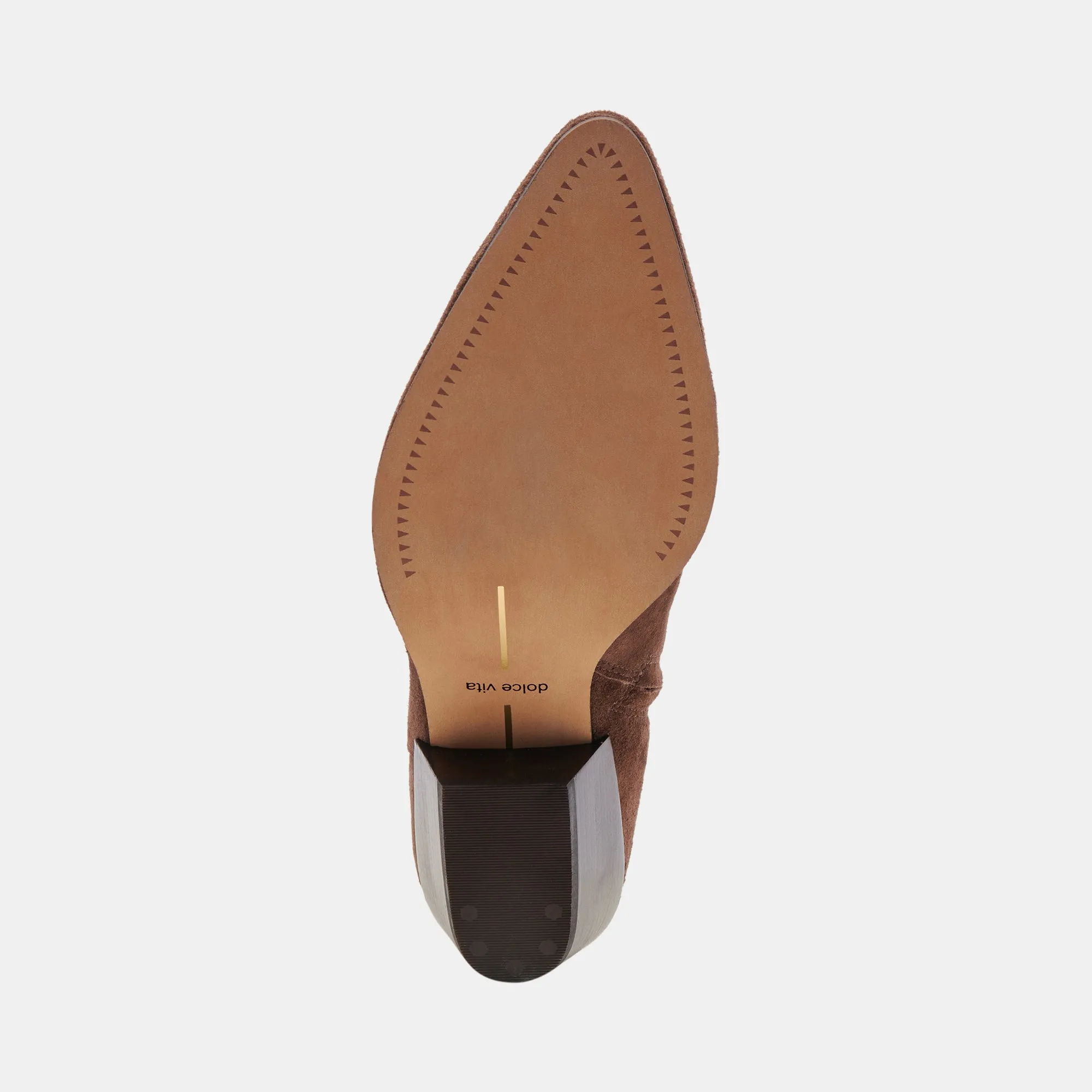 NONAH BOOTIES DK BROWN SUEDE