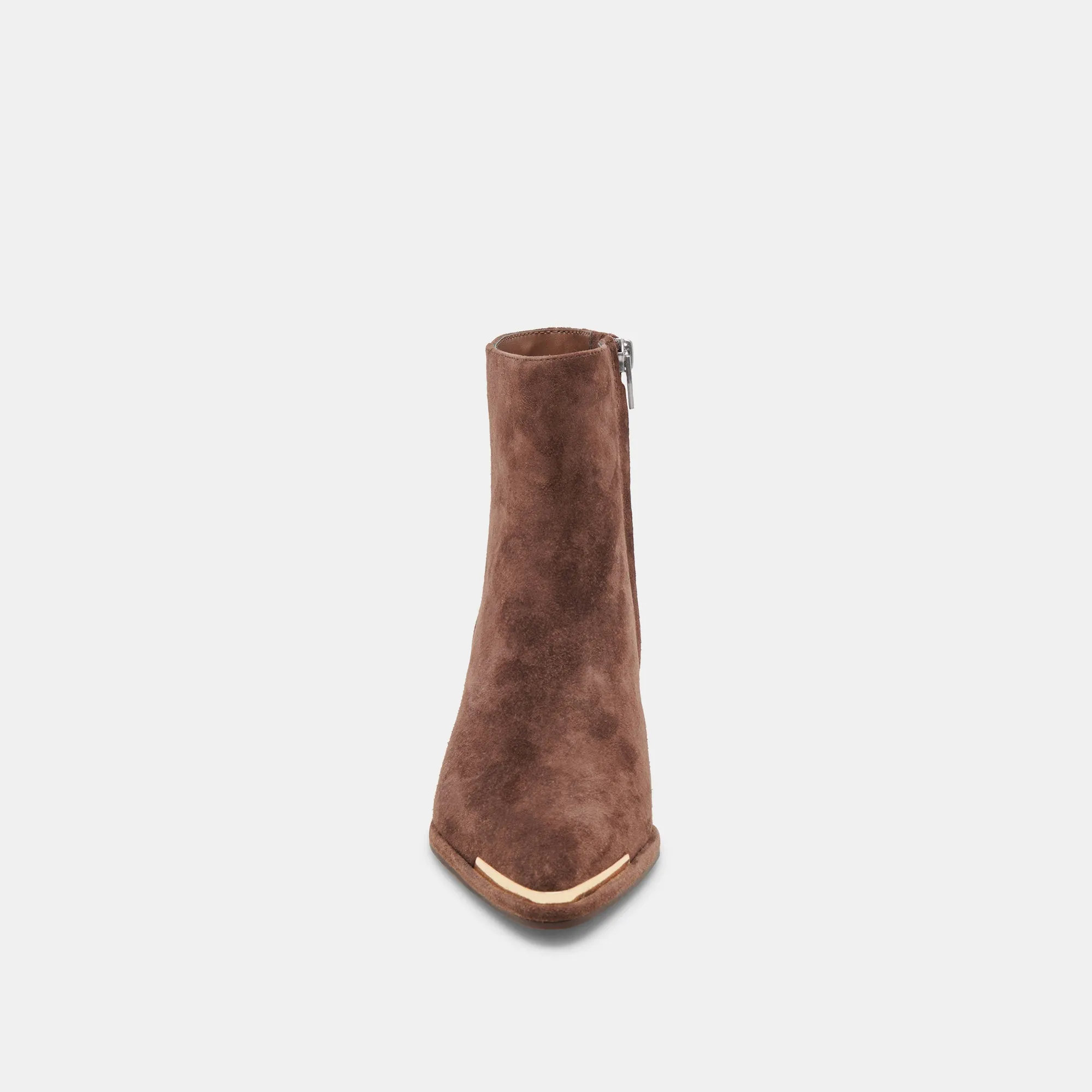 NONAH BOOTIES DK BROWN SUEDE