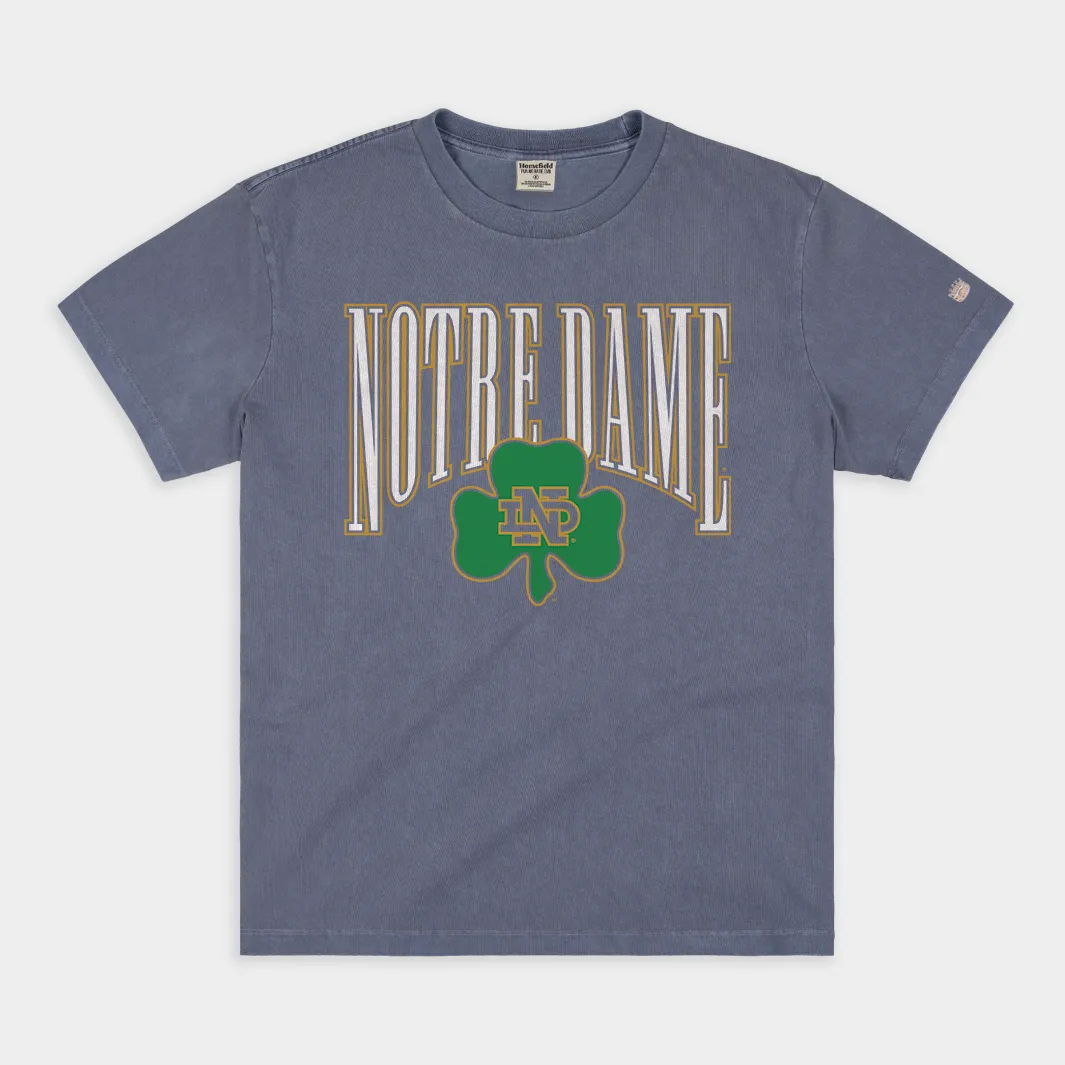 Notre Dame Fighting Irish Shamrock Vintage Heavyweight Tee